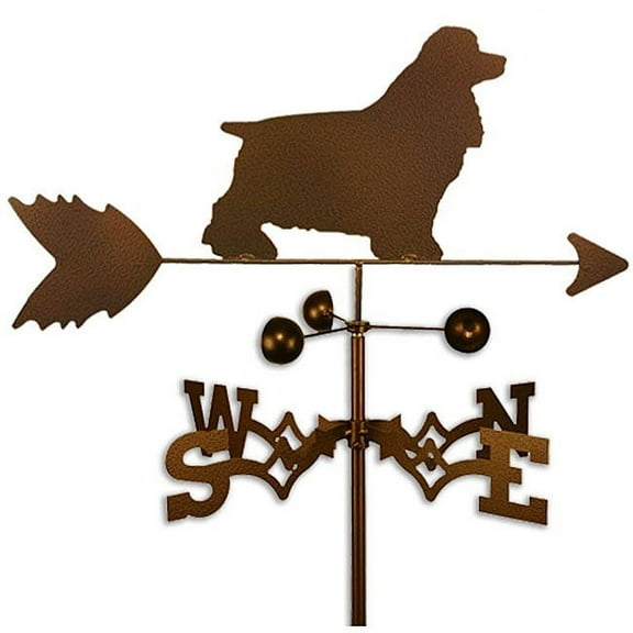 SWEN Products Inc Handmade Cocker Spaniel Dog Copper Weathervane