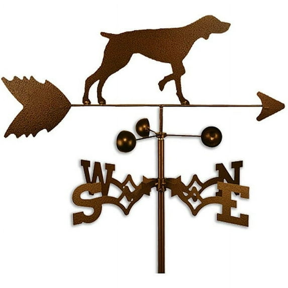 SWEN Products Inc Handmade German Shorthair Dog Copper Weathervane