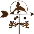 thumbnail image 1 of SWEN Products Inc Handmade Mermaid on Dolphin Weathervane, 1 of 2