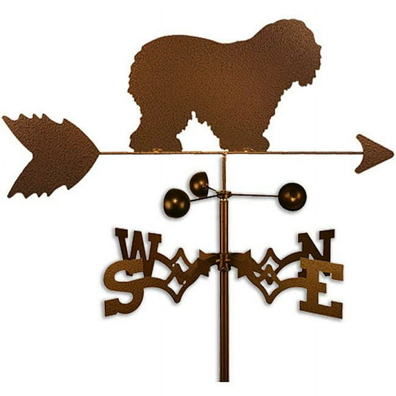 SWEN Products Inc Handmade Old English Sheepdog Dog Copper Weathervane