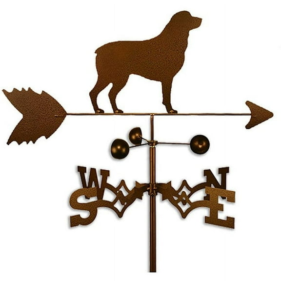 SWEN Products Inc Handmade Rottweiler Dog Copper Weathervane