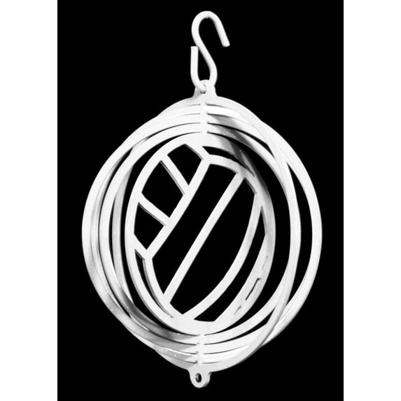 SWEN Products VOLLEYBALL Tini Swirly Christmas Tree Ornament
