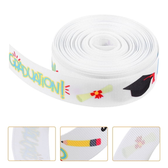 SWETRACE 1 Roll Multi-Color Polyester Ribbon for Bow Making, Wrapping, Party Decorations and Craft Projects