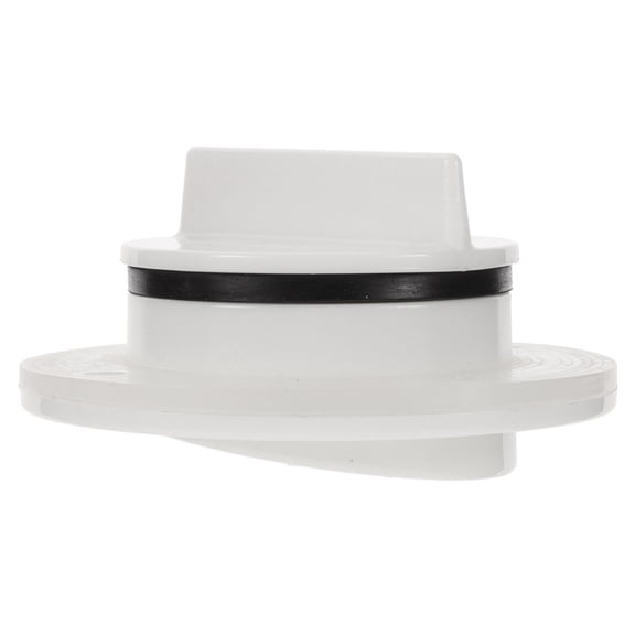 SWETRACE White Nylon Boat Drain Plug Set with Water Scupper Valve - Marine Accessories for Boats