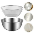 thumbnail image 1 of SWETRACE 1Set Rice Strainer with Two Tier Drain and Water Storage for Kitchen Countertop, 1 of 8