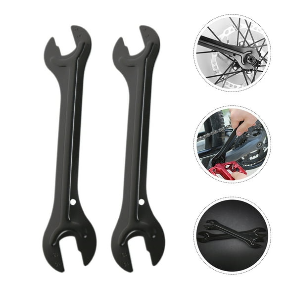SWETRACE Bike Pedal Wrench Black Metal Tool for Mountain Bike Axle Removal and Installation