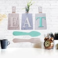 thumbnail image 1 of SWETRACE 1 Set Wooden Eat Signs Multi Color Rectangular Boho Decor Rustic Style for Kitchen Wall Sign 28.0x14.0x2.0in, 1 of 8