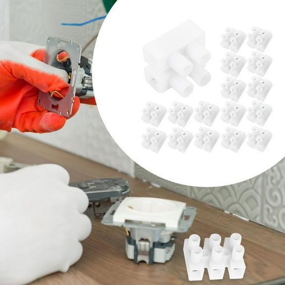 SWETRACE 100Pcs Compact Quick Connect Wire Connector for Electrical Components with High Conductivity and Fireproof