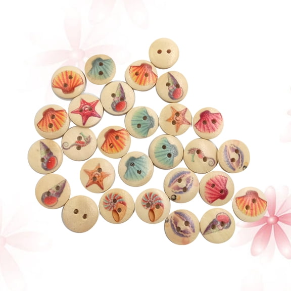 SWETRACE 100 Pcs Round Sewing Buttons for Knitting and Crafting with Comfortable and -