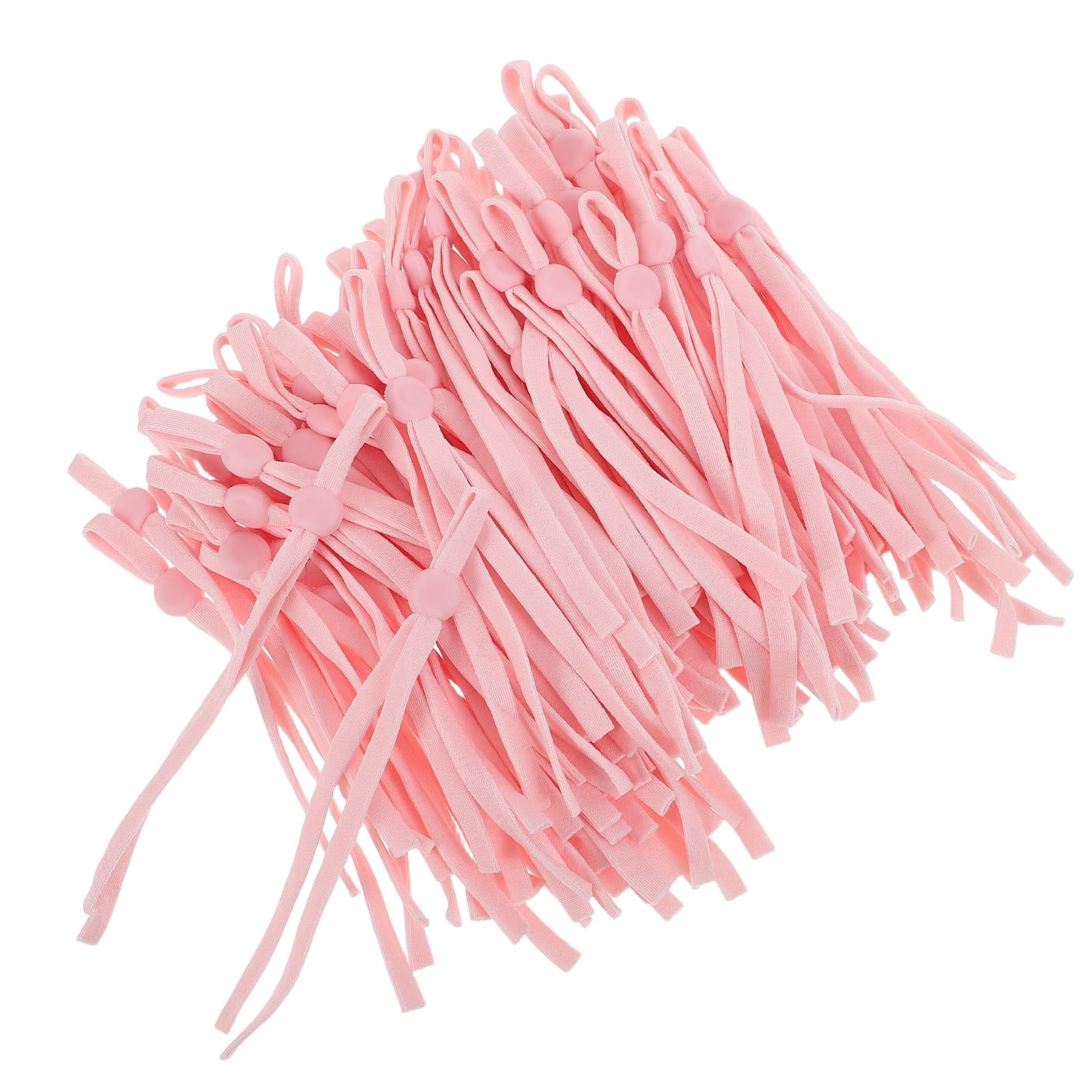 SWETRACE 100Pcs Pink Cotton Litter Id Collars Non Abrasive Write on ...