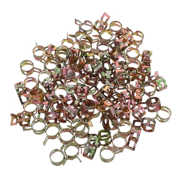 SWETRACE Spring Band Type Hose Clamps, Carbon Steel, Quick Release, for Hose and Automotive Use, 100Pcs