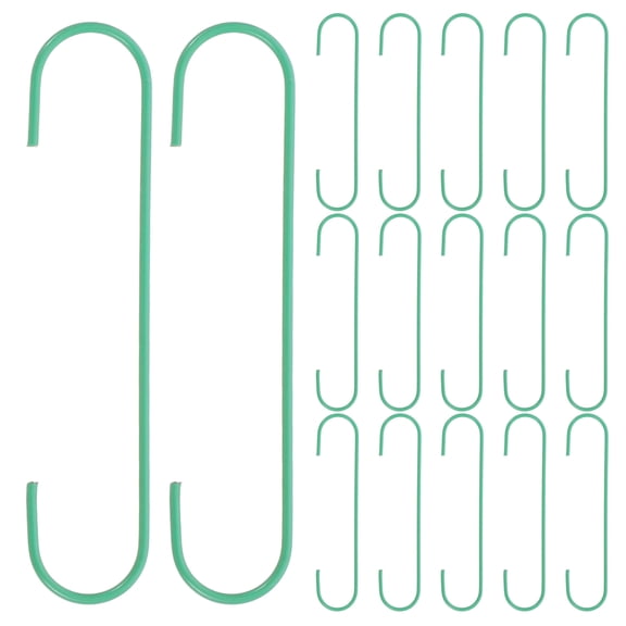 SWETRACE 100 Pcs Small C-Shaped Iron Hooks for Ornaments Christmas Holiday Party Decorations