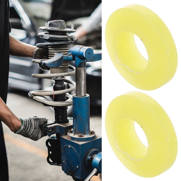 SWETRACE 100Pcs Universal Auto Shock Absorber Bushing Ring Yellow Performance