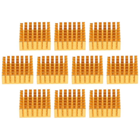 SWETRACE Golden Aluminum Heatsink - Efficient Cooling for CPU, GPU, and LED
