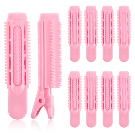 SWETRACE 10 Pcs Bangs Hair Roller Clips, Hair Curlers for Styling, Volumizing Root Lift, Bangs for Women