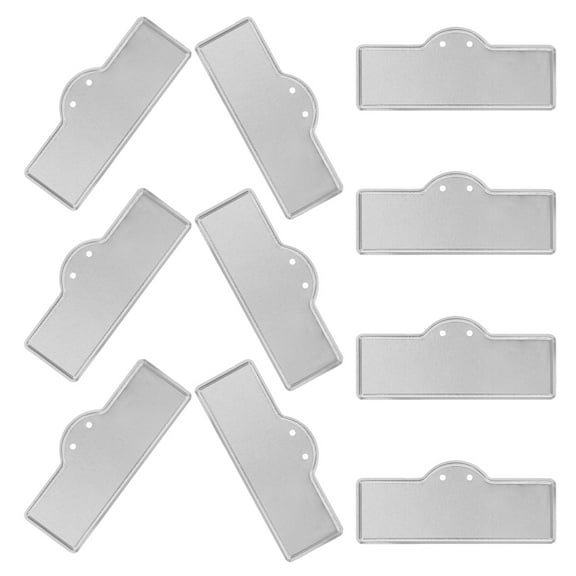 SWETRACE 10Pcs Compact Design Aluminum Plant Labels for Outdoor Garden Marking Plants 3.5X1.5X0.04In