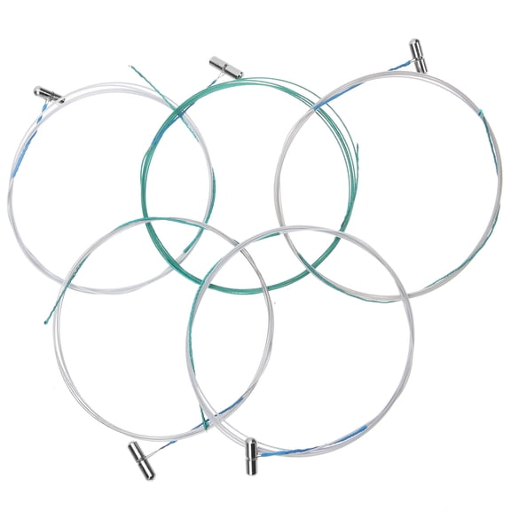 SWETRACE 10Pcs Guzheng String For Easy Adjustment Metal Traditional Chinese Instrument 53.1x0.4x0.1in