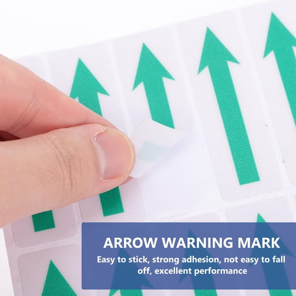 SWETRACE 10Pcs Marking Stickers Removable Adhesive Floor Signs Waterproof
