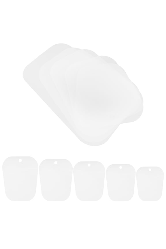 10-Pack Tall Boot Shapers, Transparent 8-Inch Boot Inserts Made of PP Plastic