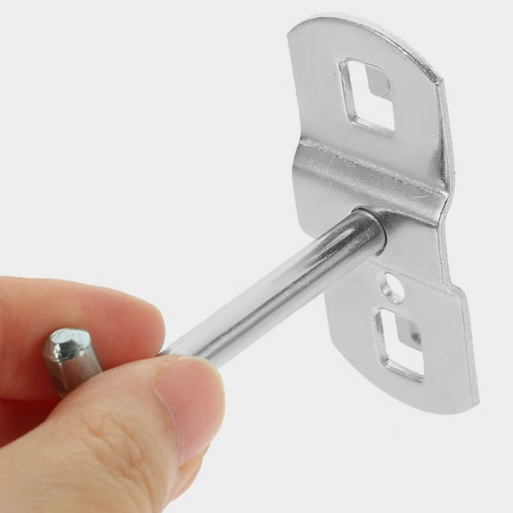 SWETRACE 12Pcs Grid Wall Hooks Silver for Home Organization 2.36X2.36X0.24In