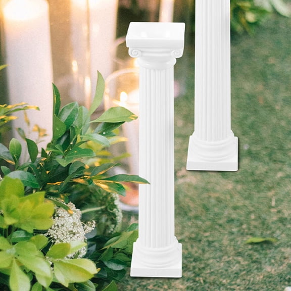 SWETRACE 12Pcs Miniature Pillar Roman Column Candle Holder for Diy Crafts and Dioramas Displays