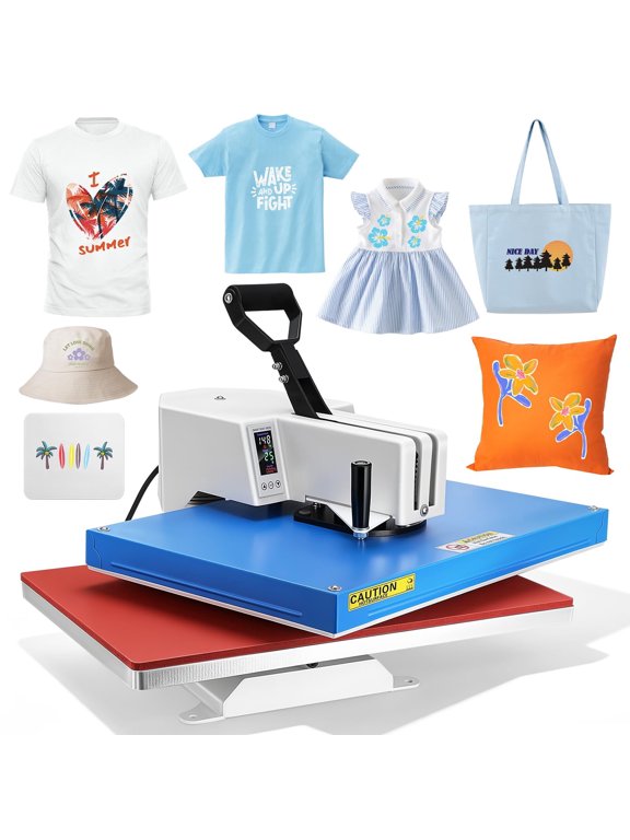 16x24 Inch Heat Press Machine with 3500W Fast Heating and Digital Control for T-Shirt Mug Plate Sublimation Transfer