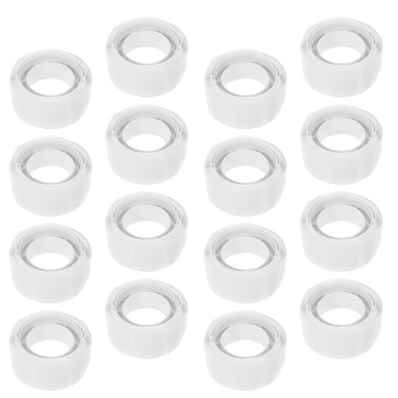 SWETRACE 18 Rolls Transparent Circle Stickers with Firm Adhesion for Party Use