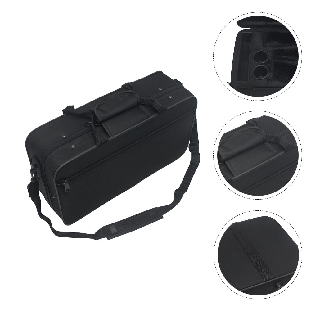 SWETRACE 1Pack Black Canvas Clarinet Gig Bag for Wind Instruments with ...