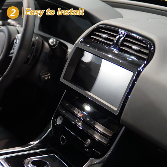 SWETRACE 1Pack Black Plastic Center Console Dashboard Trim for Car Interior 17.8X10.2CM