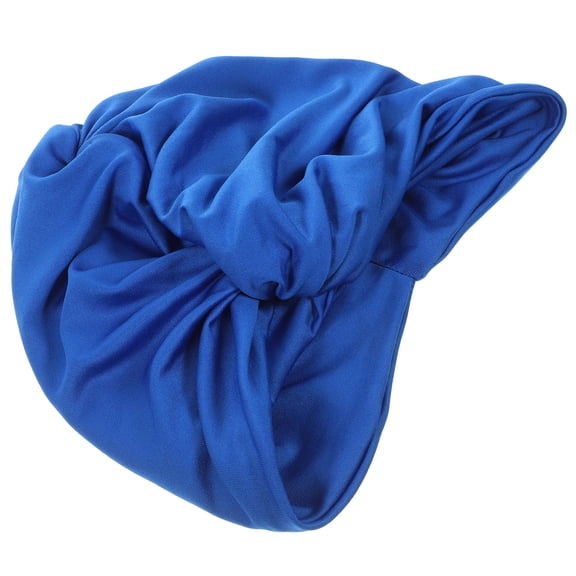 SWETRACE 1Pack Blue Nylon Swimming Cap for Women Friction Resistance Reduction 8.7x6.7x8.7in