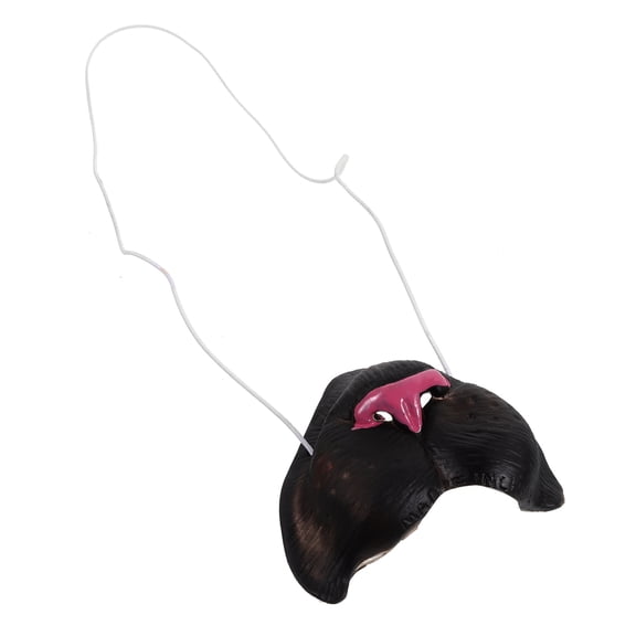 SWETRACE Comfortable Fitting Black Leopard Nose for Animal Cosplay and Decor
