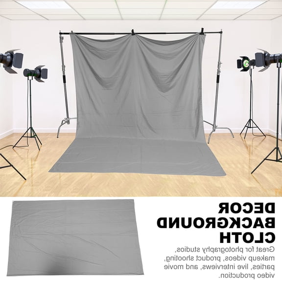 SWETRACE 1Pack Grey Photography Background for Home Decor and Parties