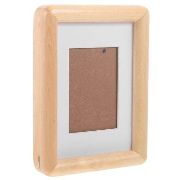 SWETRACE 1Pack Handcrafted Desk Photo Frame for Office Use in Multi Color Wood