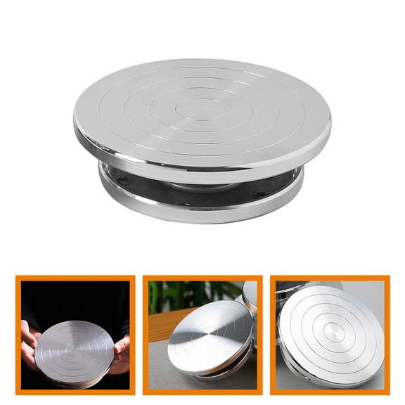SWETRACE Ceramic Turntable Aluminum Alloy 1Set 7.9In Diameter