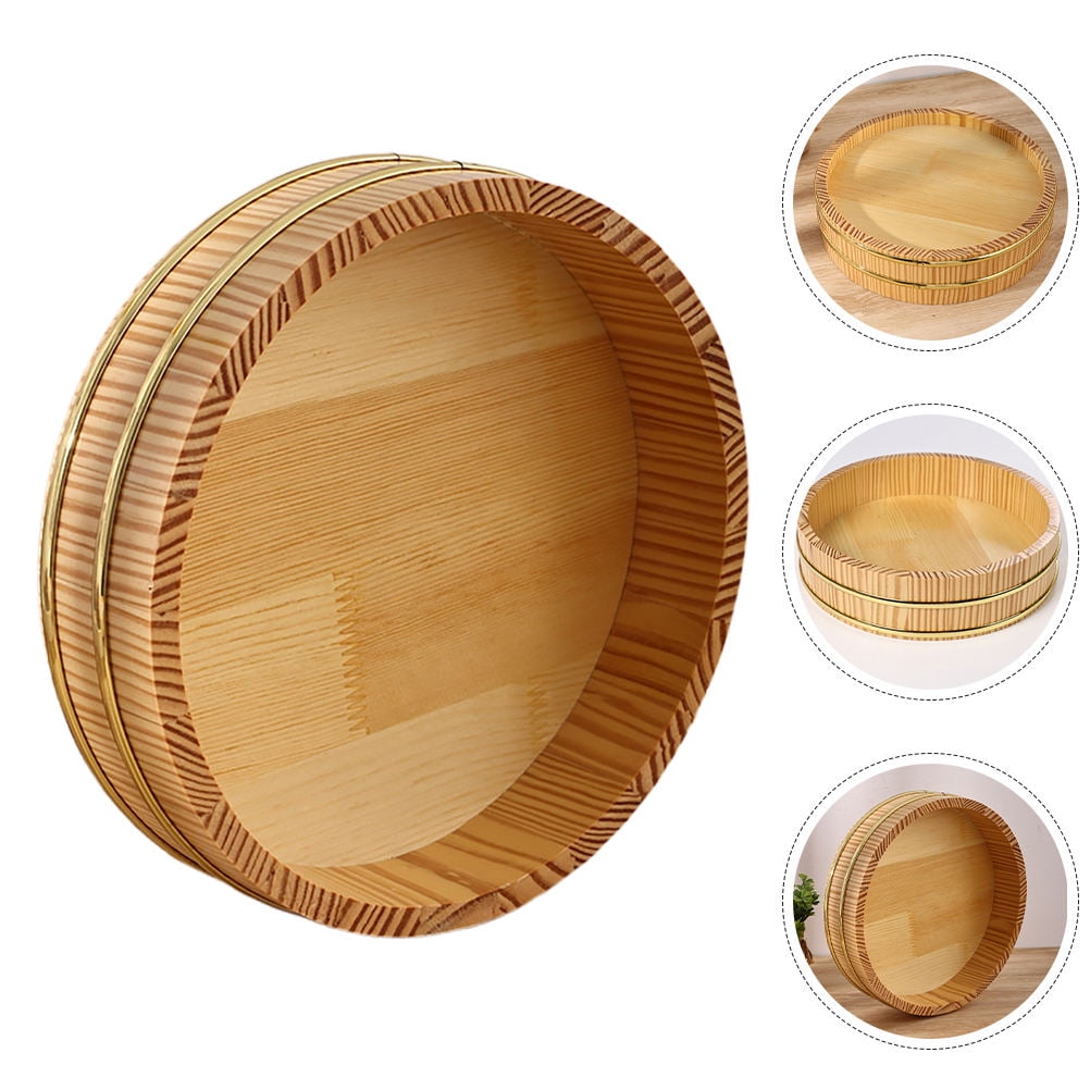 SWETRACE 1Pack Multi Color Wooden Sushi Rice Mixing Tub For Sushi ...