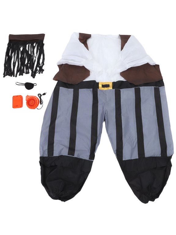 Pirate Inflatable Costume Multicolor Flexible Movement for Party Cosplay