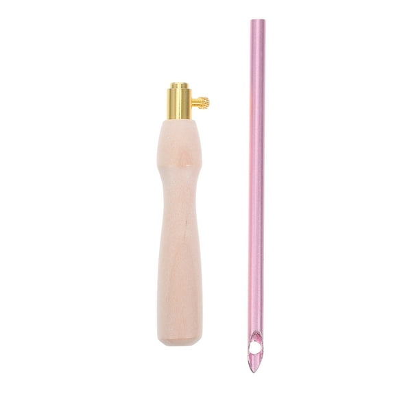 SWETRACE Embroidery Punch Needle Wooden Punch Needle Multicolor 1Pcs for Embroidery Accessories
