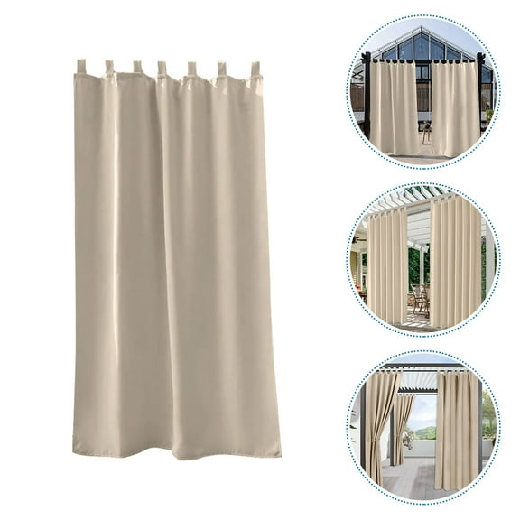 SWETRACE Curtain Sheers Beige 1Pack 84X52In