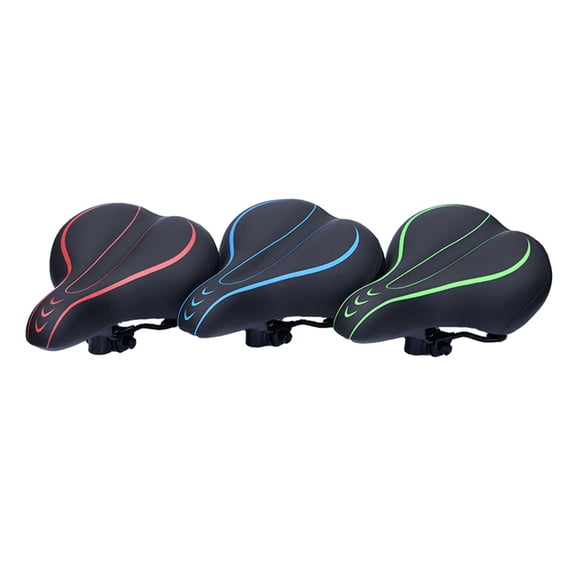 SWETRACE Bike Seat Cushion 1 Pack Saddle Shape for -Distance Riding Comfort 10.6x7.7x5.1in