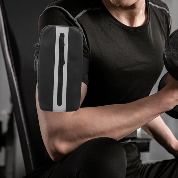 SWETRACE 1Pack Sleek Oxford Cloth Running Phone Arm Bag Jogging Phone Holder for Men Women 18.0x9.0x4.0in