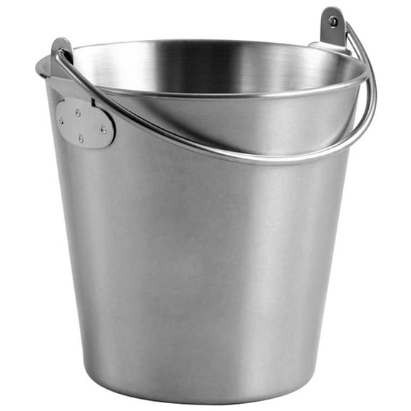 SWETRACE Portable Handle Ice Storage Containers 304 Stainless Steel 1Pcs 5.11X4.91X3.54In