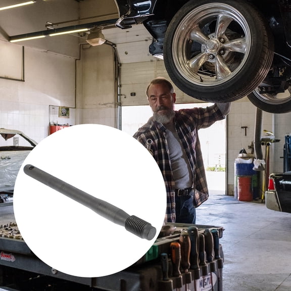 SWETRACE 1Pack Steel Wheel Hanger Alignment Pin Black 16.2X1.5cm For Wheel Fixation And Tightening