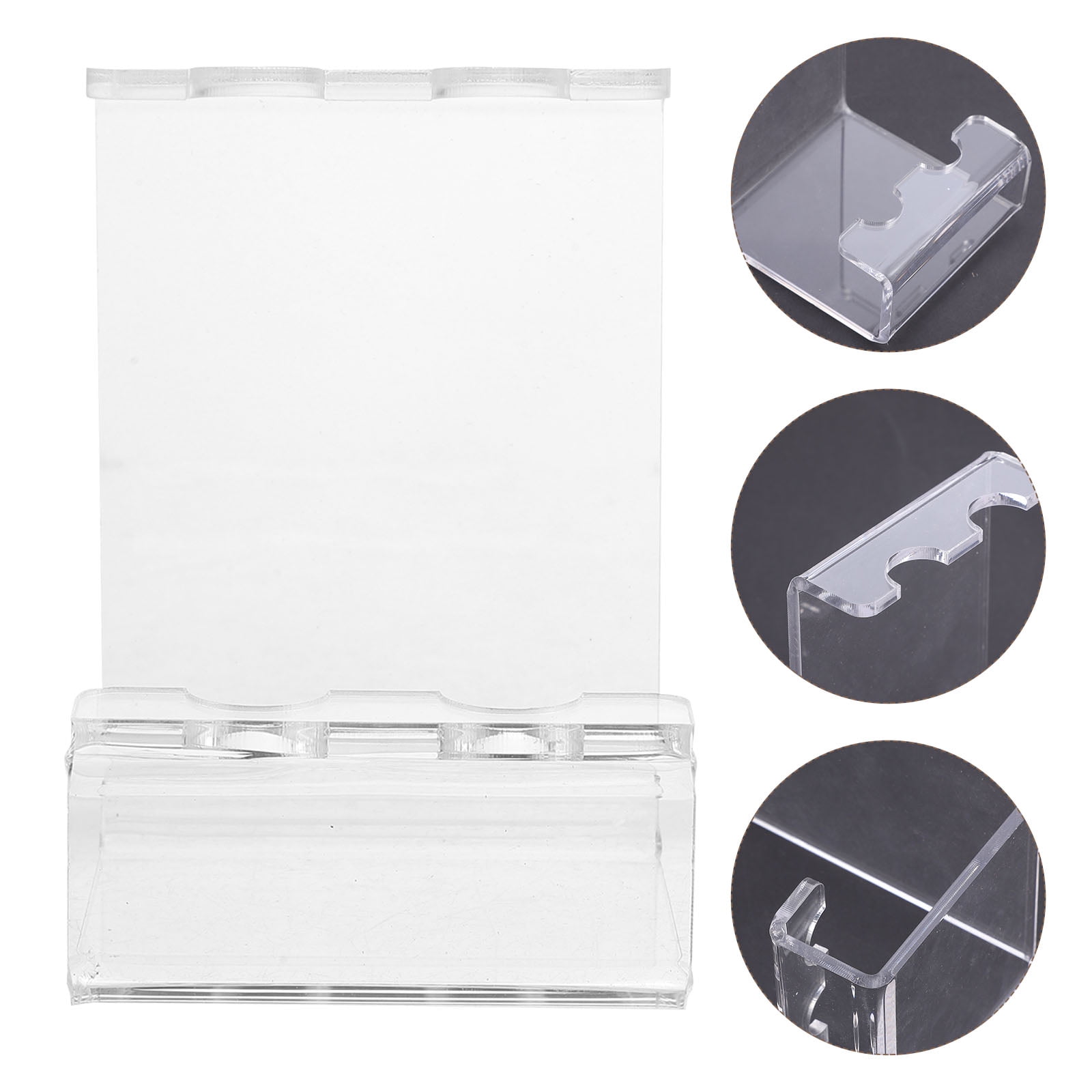 SWETRACE 1Pc Acrylic Storage Box Transparent Pen Stand for Office and ...