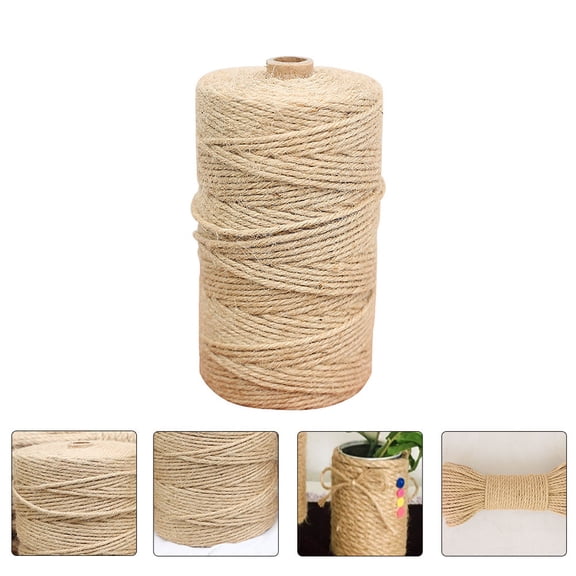 SWETRACE Premium Yellow Jute Twine for DIY Use and Home Decoration 1Pc