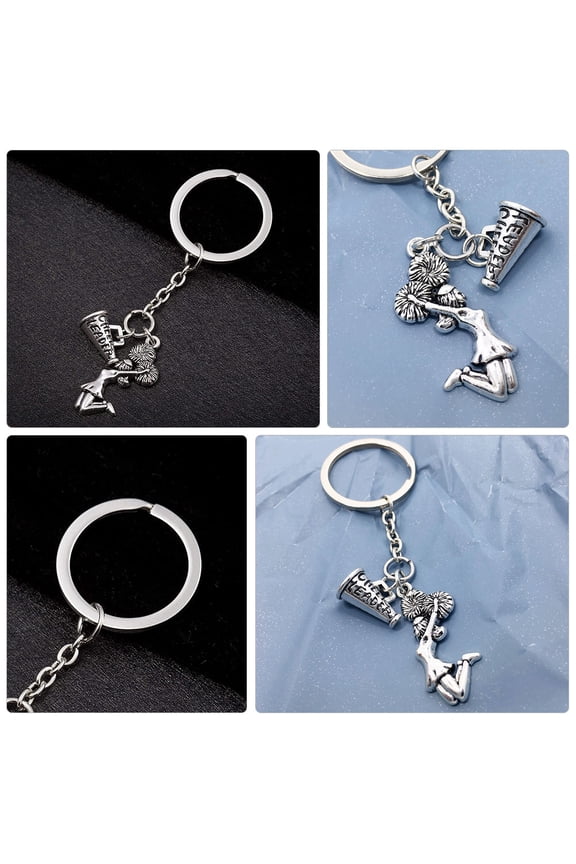 Metal Key Chain with Sister Cheer Text, Decorative Bag Pendant and Stylish Accessory, 1 Pc