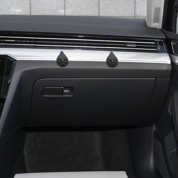 SWETRACE 1Pcs Black Alloy Car Hook for Keys with Space-saving Organizer Invisible Design 0.9x0.6x0.2in