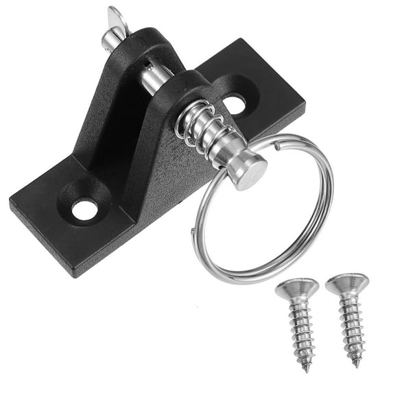 SWETRACE 1Pcs Black Nylon Deck Hinge for Marine Boat Hardware Corrosion Resistance Kayaking Fishing