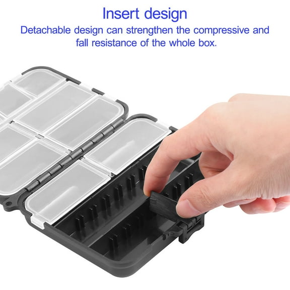 SWETRACE Men Fishing Tackle Kit Box Black 1Set