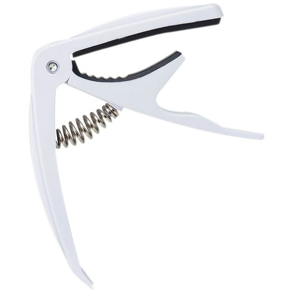 SWETRACE White Capo for Guitar and Ukulele with Even Pressure for Folk and Country Music