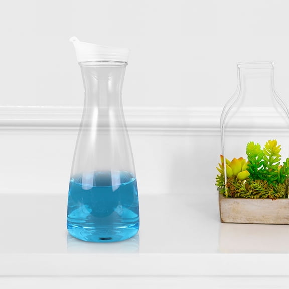 SWETRACE Large Transparent Pot for Family and Guests, 1Pc Beverage Storage Container, PC Material